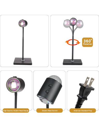 Lámpara de Proyección LED Suanti ZX-D-02 16 Colores 720