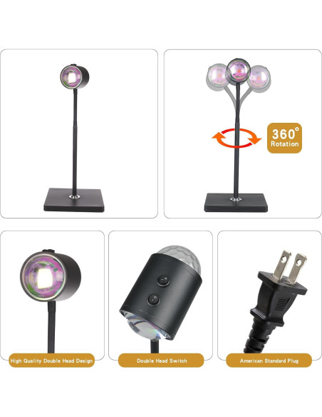 Lámpara de Proyección LED Suanti ZX-D-02 16 Colores 720