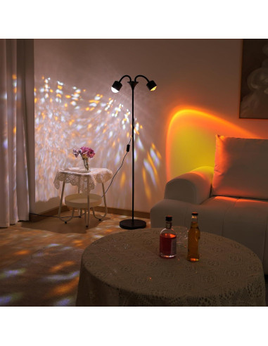 Lámpara de Proyección de Pie RaGiBow 3D Atardecer y Olas