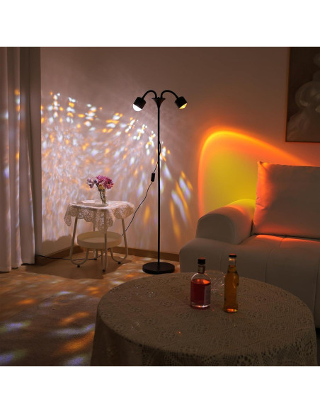 Lámpara de Proyección de Pie RaGiBow 3D Atardecer y Olas