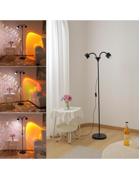 Lámpara de Proyección de Pie RaGiBow 3D Atardecer y Olas