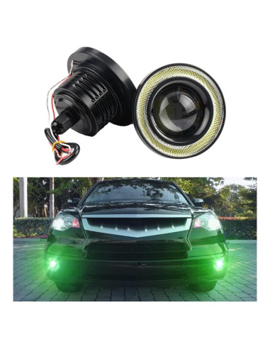 Luz de Niebla Angel Eye Dickno 30W Verde 2.5" Universal