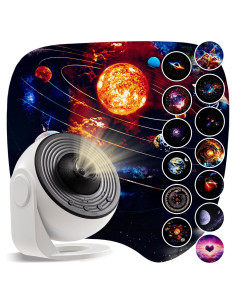 Proyector de Galaxia HD CHINA 360 con 13 Discos Cósmicos