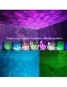 Proyector de Luz Galáctica Easeking con Altavoz Bluetooth 11.9cm 2