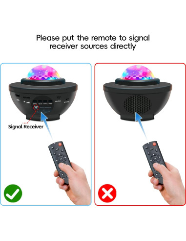 Proyector de Luz Galáctica Easeking con Altavoz Bluetooth 11.9cm