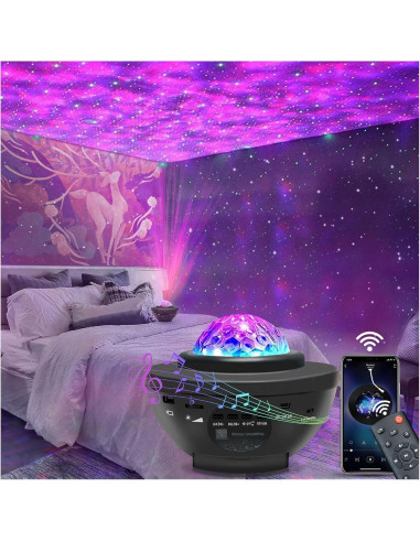 Proyector de Luz Galáctica Easeking con Altavoz Bluetooth 11.9cm