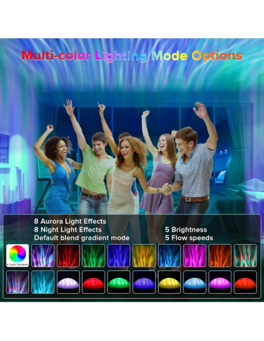 Proyector de Estrellas Baccraniate con Control Remoto 15cm