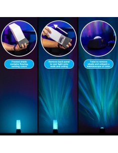 Proyector Galáctico Enbrighten VIBE Titan 84121 LED RGBW 25.4cm 2