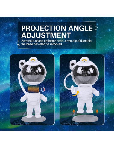 Proyector de Luz Estelar Astronauta FUKOJEY con Control Remoto