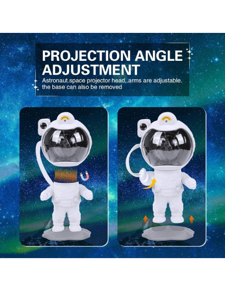 Proyector de Luz Estelar Astronauta FUKOJEY con Control Remoto