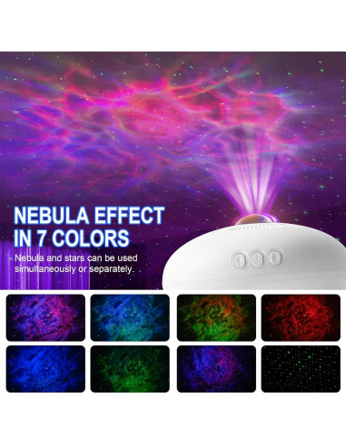 Proyector de Estrellas GOUTOOL KK1 Luz Nocturna RGB USB