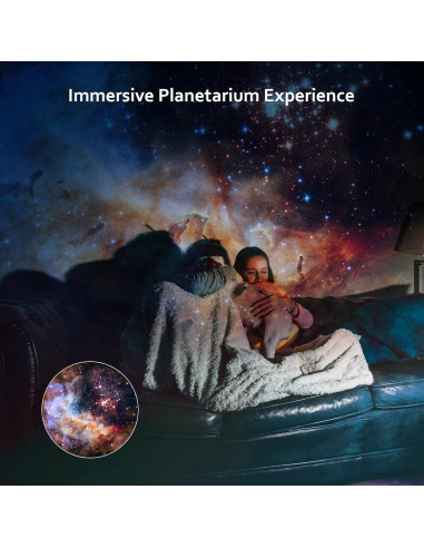 Proyector de Estrellas Galaxy Pro 4K con 3 Diapositivas HD