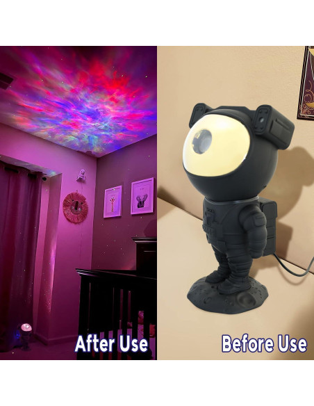 Proyector de Estrellas Astronauta Lonvis 360 Luz LED Noche