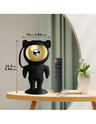 Proyector de Estrellas Astronauta Lonvis 360 Luz LED Noche