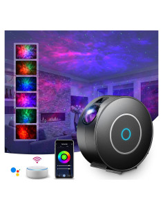 Proyector de Estrellas Smart Voionshen, LED 16.26cm, Control App