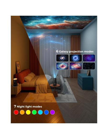 Proyector Mini ClokoWe T800 4K 1080P WiFi Bluetooth Soporte Ajustable