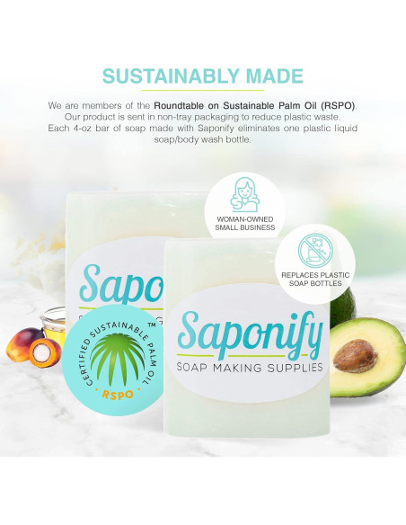 Base de Jabón de Manteca de Aguacate Saponify 0.91Kg