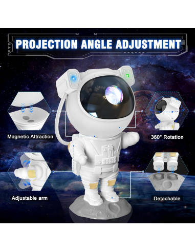 Proyector de Estrellas Joyradia NCI004 Luz Nocturna 360