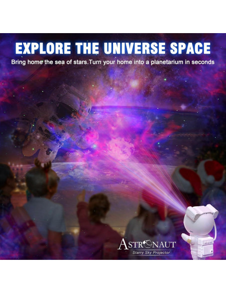 Proyector de Estrellas Joyradia NCI004 Luz Nocturna 360