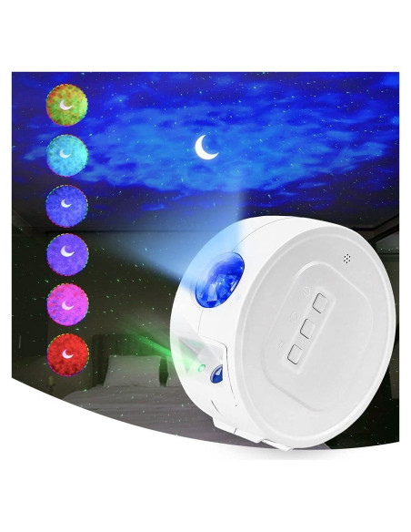 Proyector de Estrellas Miraise LED con Nebulosa y Olas