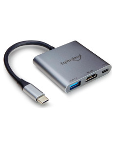 Adaptador HDMI a USB C 4K 60Hz EQIMAIMAI con 100W PD