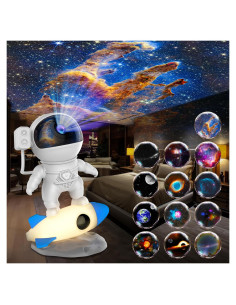Proyector de Galaxia Astronauta Xeefeel 12 en 1 HD