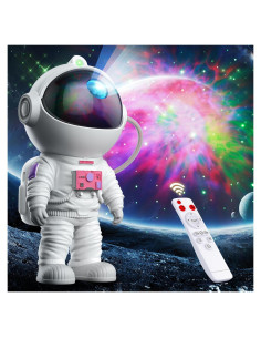 Proyector Galáctico Astronauta ThanBao con Luz Nocturna LED