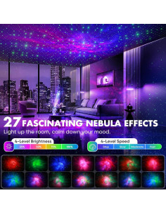 Proyector Galáctico Astronauta ThanBao con Luz Nocturna LED 2