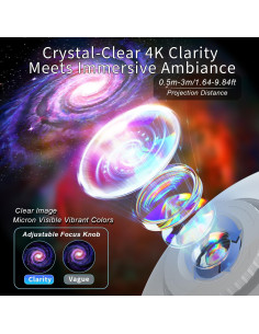 Proyector de Estrellas Galaxy Flevo 4K HD con Control Remoto 2