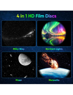 Proyector de Galaxia Portátil FlyEagle 4 en 1 para Auto 2