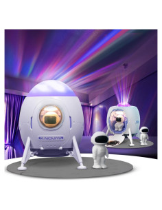Proyector de Luz Aurora Boreal Lumoonosity - Astronauta USB