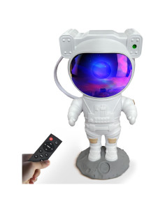 Proyector de Estrellas Galáctico Astronauta LED 5W con Control Remoto