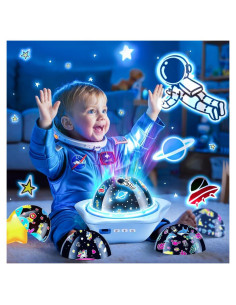 Proyector de Luz Nocturna Astronauta COOLNIGHT 2400mAh 72 Modos