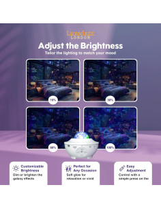 Proyector de Galaxia Estelar Body Harbour con Altavoz Bluetooth 2