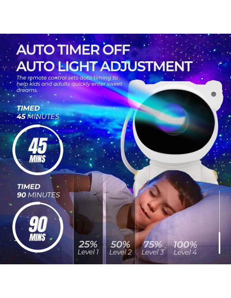 Proyector Galáctico GMKbuy Astronauta LED 15.2x20.3cm