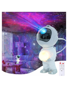Proyector de Luz de Galaxia YTUEUEOY Blanco 360 con Control Remoto