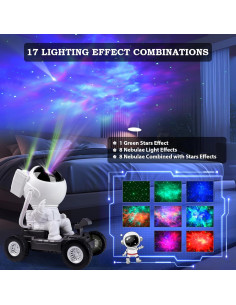 Proyector de Estrellas Astronauta ASTRAEA - Luz Nocturna LED 2