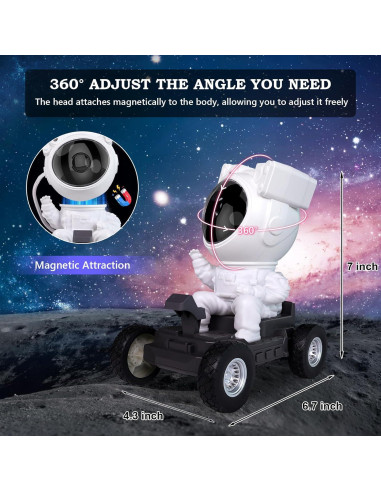 Proyector de Estrellas Astronauta ASTRAEA - Luz Nocturna LED