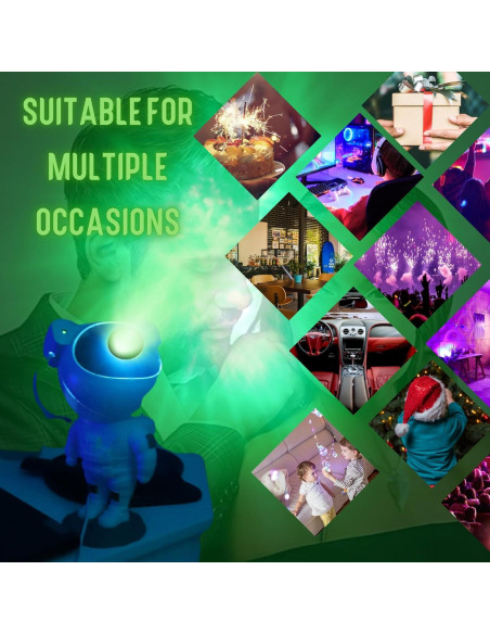 Proyector Galáctico Astronauta Curiosity Cove - 360 USB