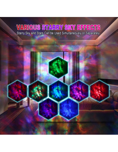 Proyector de Luz Nocturna Astronauta Lonvis - Control Remoto