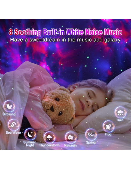 Proyector de Luz Nocturna Astronauta Lonvis - Control Remoto