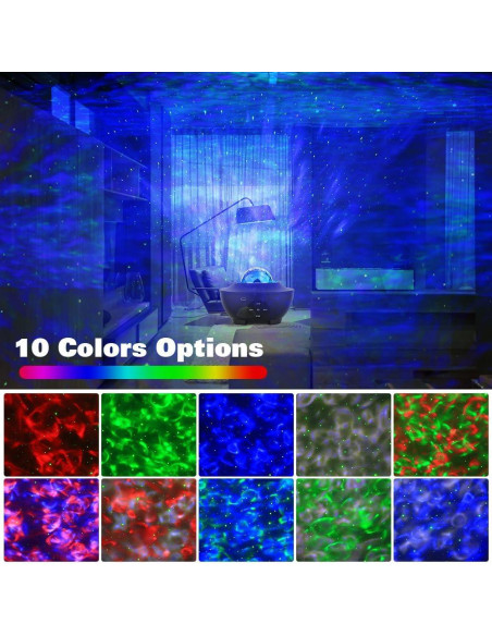 Proyector de Luz Nocturna Estelar RENXIN-INC con Control Remoto