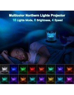 Proyector de Olas Oceánicas JGMZTZT con Control Remoto 16 Colores 2