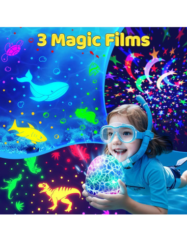 Proyector de Luz Nocturna TK WH-E03 con 15 Sonidos y 31 Colores