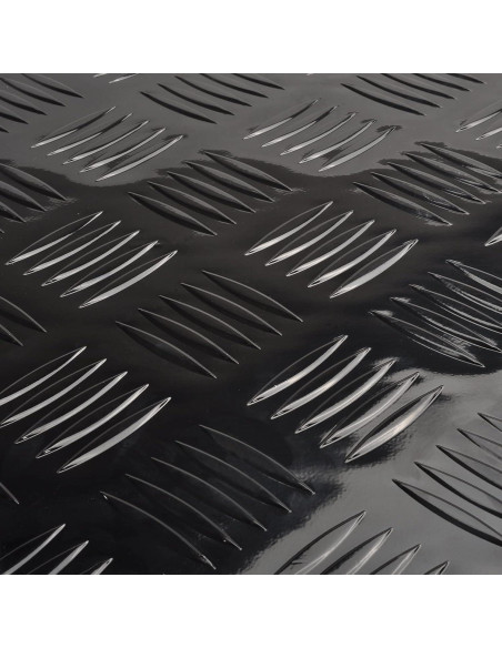 Caja de herramientas de aluminio FGJQEFG 88 cm negra con cerradura