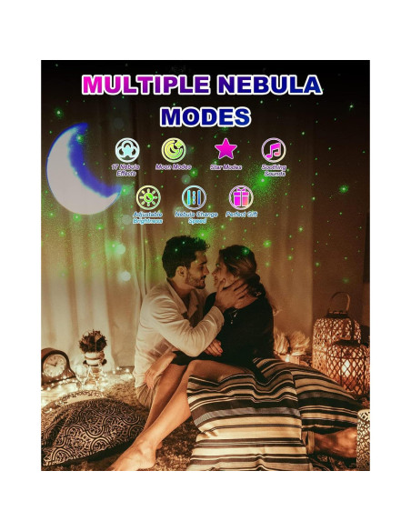 Proyector de Nebulosa Estelar Luz Nocturna SHENZHEN 0.58kg