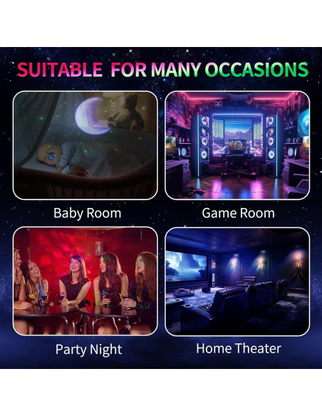 Proyector de Nebulosa Estelar Luz Nocturna SHENZHEN 0.58kg