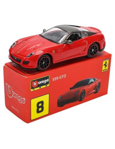 Modelo de Carrera Bburago 1:64 Ferrari 599 GTO