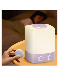 Luz Nocturna Lyridz para Bebés con Control Remoto y Reloj LED