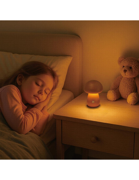 Lámpara de Hongo Recargable SAKSIAPRO 9.9 cm Regulable